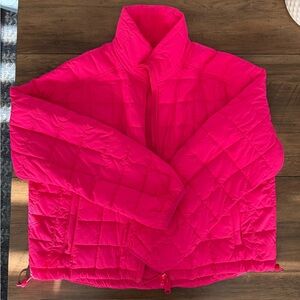 FP Movement by Free People Hot Pink Quilted Puffer Jacket